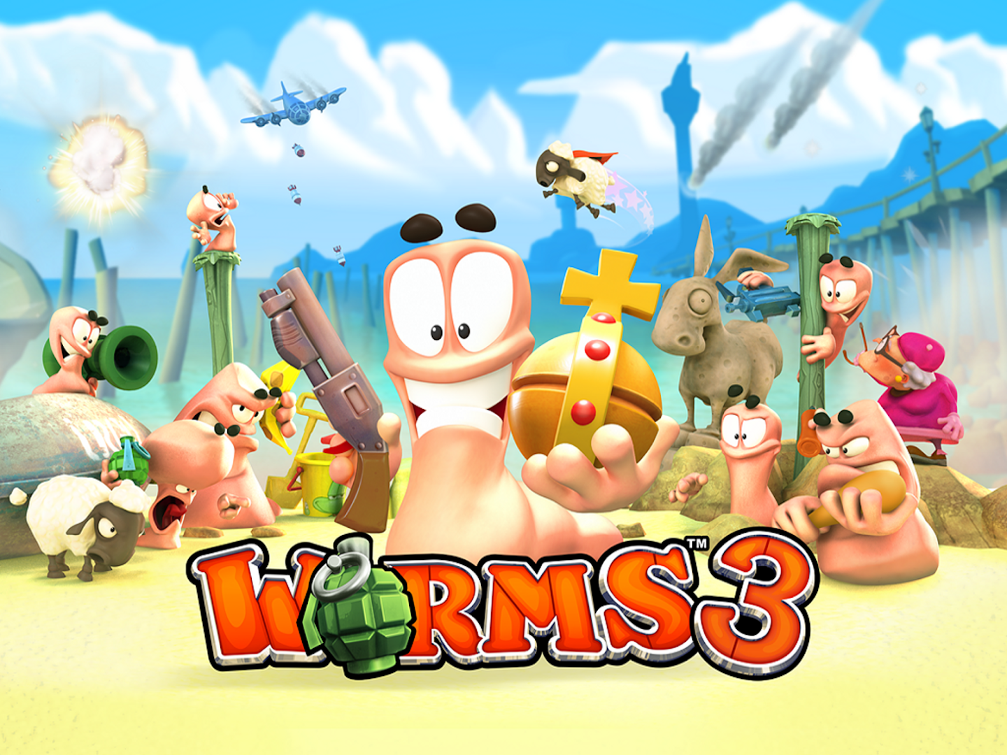 Worms 3 MOD APK Download v 2.1.705708 for Android