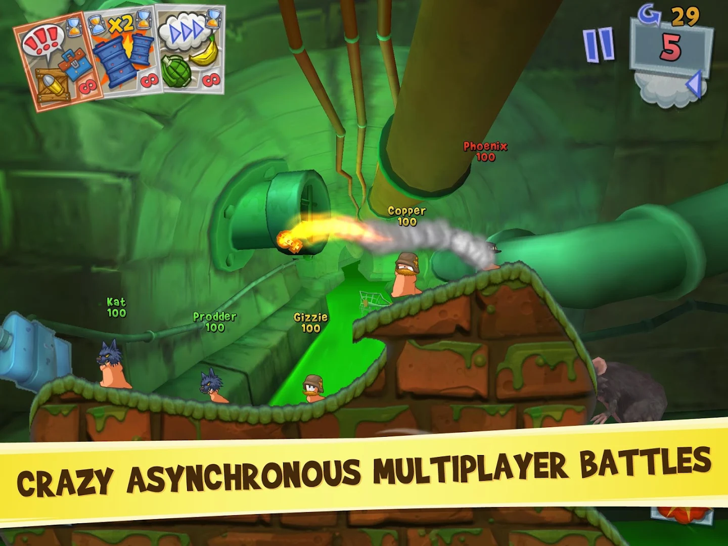 Worms 3 MOD APK Download v 2.1.705708 for Android