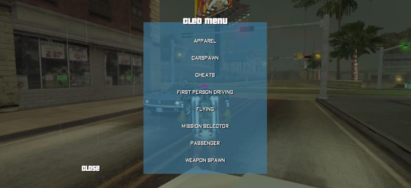 grand theft auto: san andreas gta mod menu apk