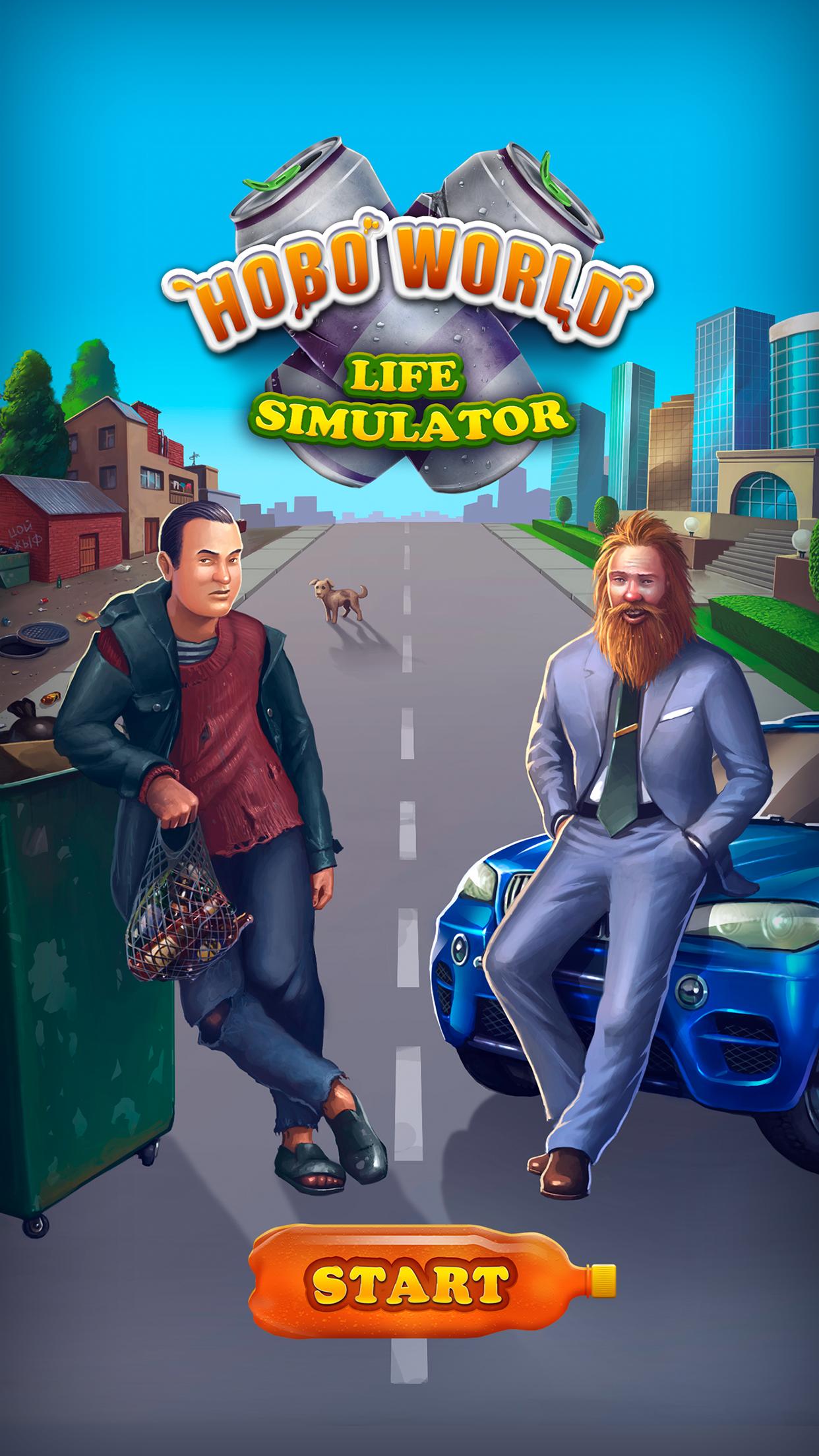 Hobo World - life simulator MOD APK Download v 2.18 for Android